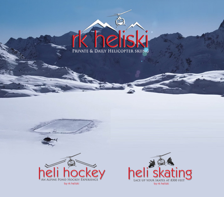 Apline Ice Hockey with RK Heliskiing